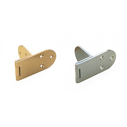 Brass Overlay Door Angle Hinge